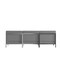 Flash Furniture 3 Piece Gray LeatherSoft Modular Lounge Set ZB-IMAG-MIDCH-3-GY-GG - alternate 5